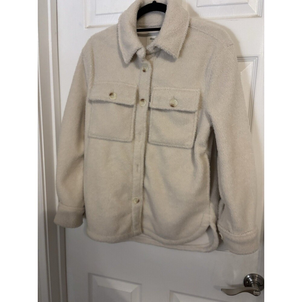 abercrombie fitch jacket Size Small Ivory